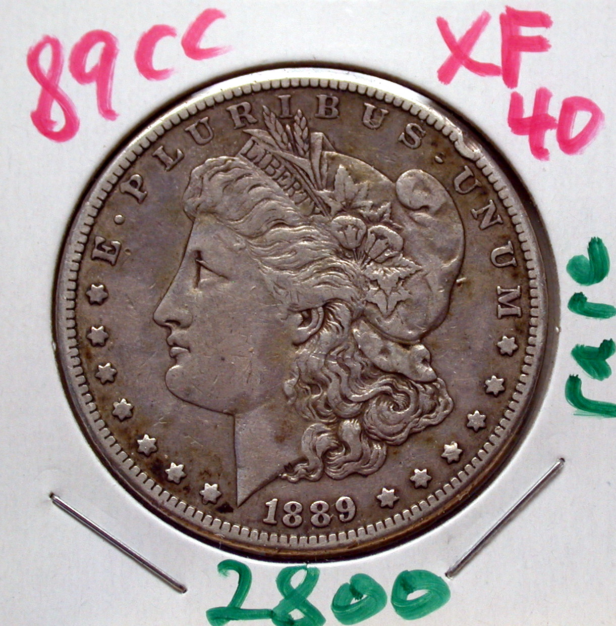 1889 CC Morgan Dollar in XF! - Click Image to Close